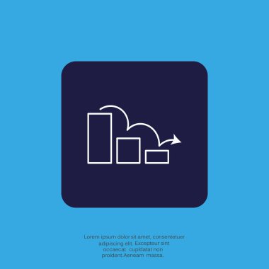 iş diyagramı düz kutsal kişilerin resmi, vektör çizim