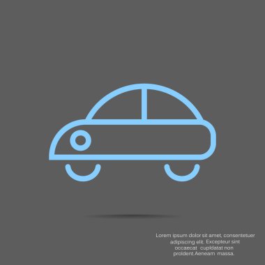 basit araç simgesini