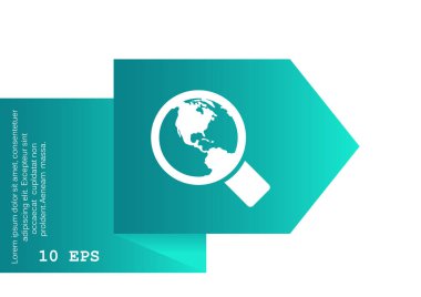 iş simgesi, vektör resimleme 