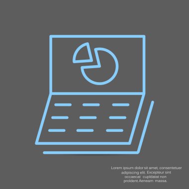 iş diyagramı düz kutsal kişilerin resmi, vektör çizim