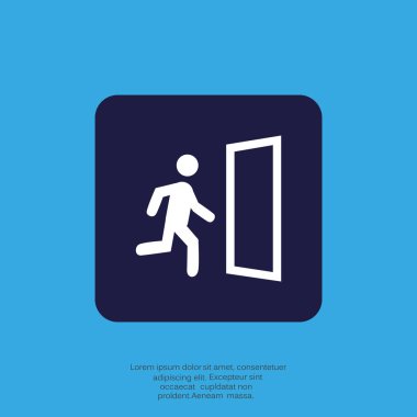 man simgesi vektör illüstrasyonu