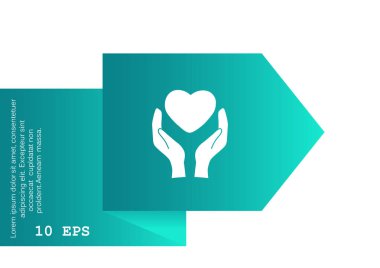 Tıp simgesi, vektör illüstrasyonu 