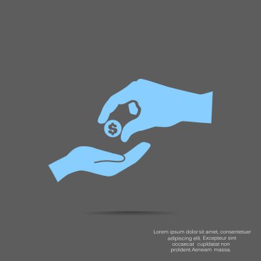 iş simgesi, vektör resimleme 