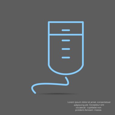 Counter simge damla, illüstrasyon vektör 