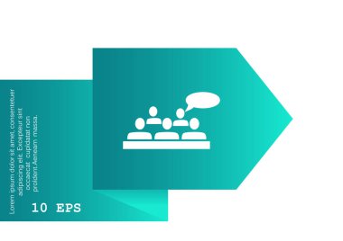 toplantı simgesi çizimi 