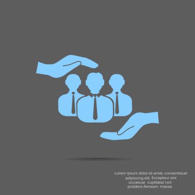 iş simgesi, vektör resimleme 