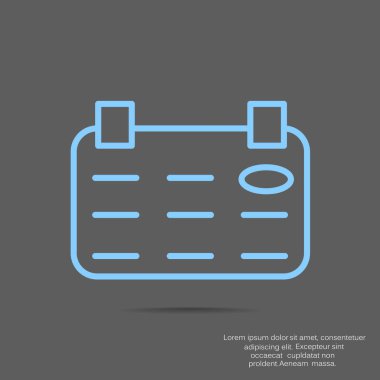 bilgisayar simgesi, vektör illüstrasyonu 