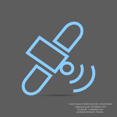 Telekomünikasyon simge vektör çizim