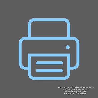 iş belge düz simgesi, vektör çizim