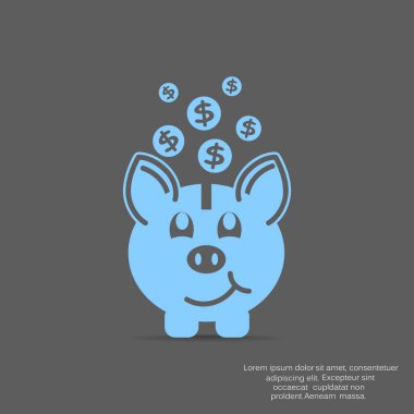 Domuz kumbarası simgesi