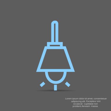 lamba ikonu vektör illüstrasyonu 