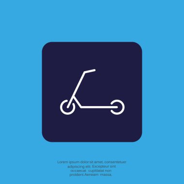 Scooter için çocuk simgesi