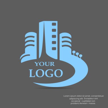 Şehir binaları logosu