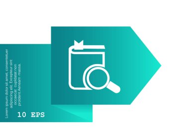 edebiyat simgesi vektör illüstrasyonu 