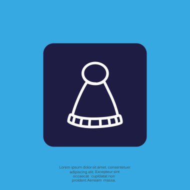 düz simgesi giyim, illüstrasyon vektör