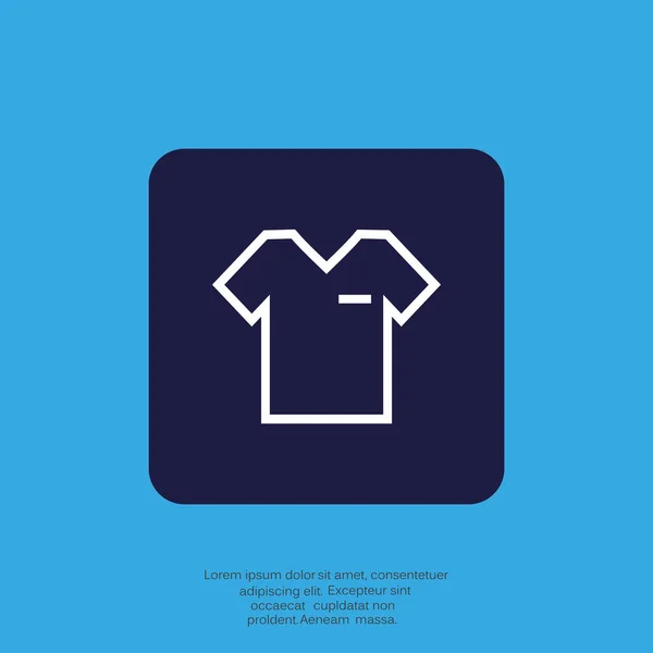 Icona vettoriale t-shirt — Vettoriale Stock