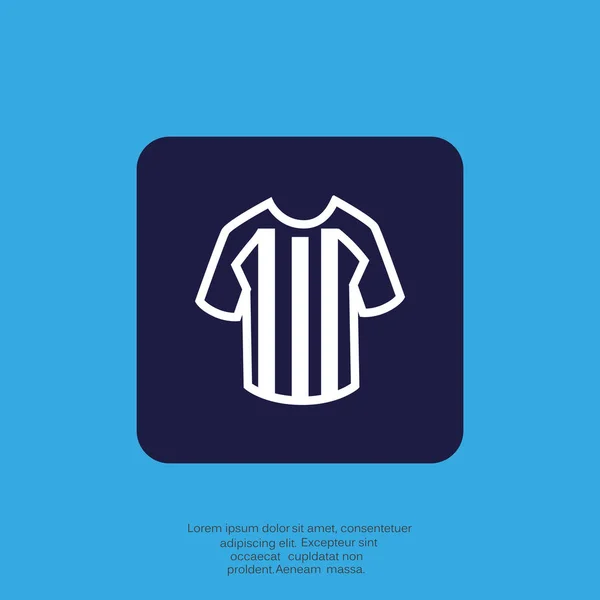 Futebol Shirt Vetor Ilustração —  Vetores de Stock