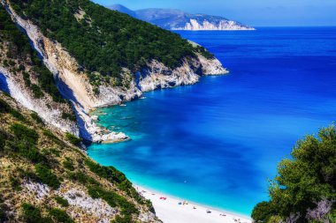 Myrtos beach, Kefalonia Yunanistan