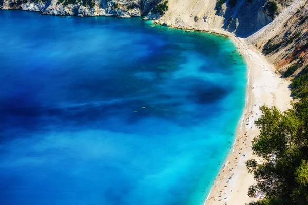 Spiaggia di Myrtos, Cefalonia Grecia — Foto Stock