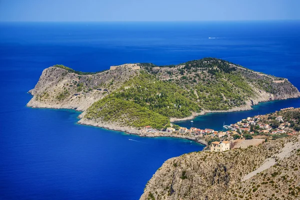 Assos village, Kefalonia, Greece — Stock Photo, Image