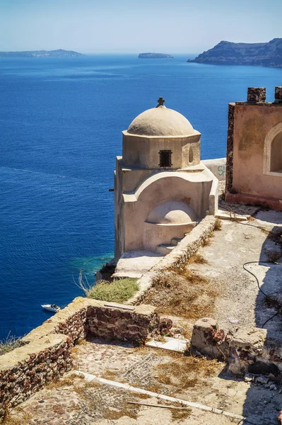 santorini Island, Yunanistan'ın geleneksel mimarisini