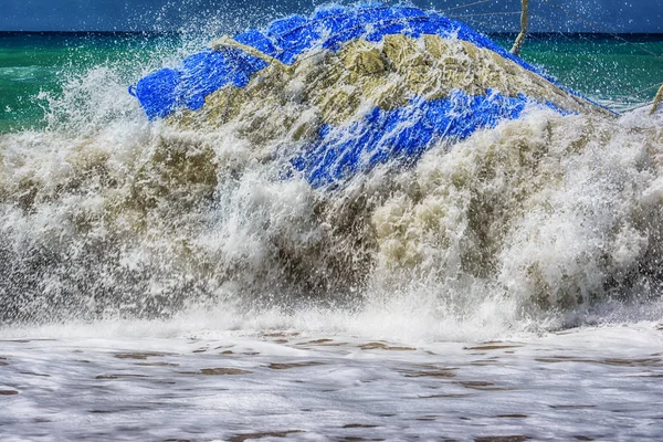 Stormiga Medelhavet, Side Turkiet — Stockfoto