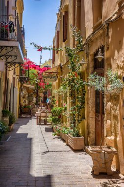 Chania eski şehir, Crete ada Yunan mimarisinde
