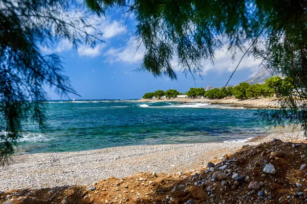 Beautiful Falassarna beach on Crete island, Greece — Stock Photo, Image