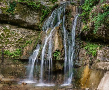 Şelale Kelebekler Vadisi üzerinde. Rodos Adası. Dodekanes Yunanistan