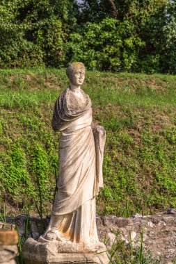 Farklı Yunan heykeli antik Dion, Katerini, Yunanistan bulundu