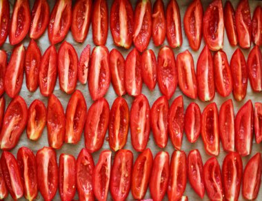 dilimlenmiş domates arka plan