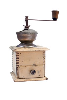 Kırpma yolu ile eski Kahve değirmeni