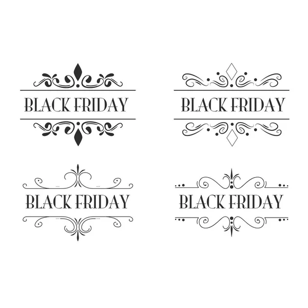 Zarif vektör siyah Cuma