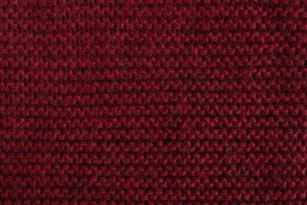 Textura de tejido de lana Marsala. Macro . — Foto de Stock