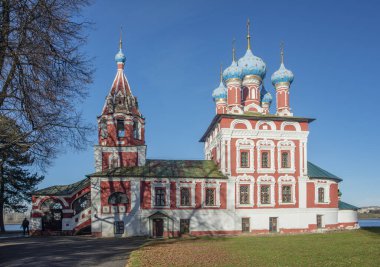 Antik Rus şehri Uglich 'in manzaraları