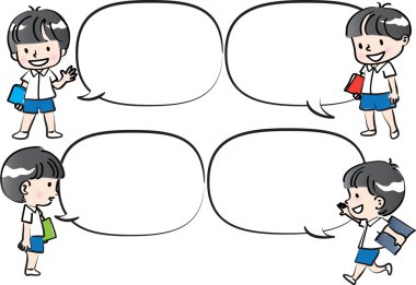 çocuklarla konuşma balonu