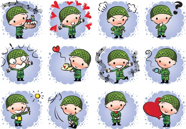 çizgi roman ordusu daha da hasta seti 