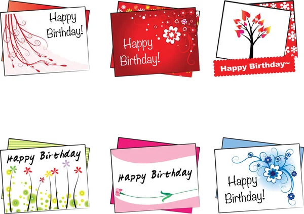 Buon compleanno Card set — Foto Stock
