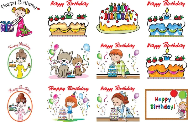 Happy birthday card — Stock Photo, Image