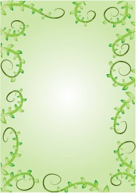 arka plan ile yaprak