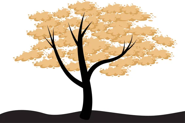 Belo grande árvore desenho — Fotografia de Stock