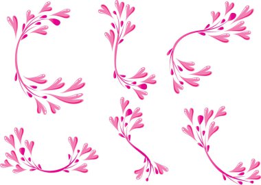 kalp şekil tasarım kümesi