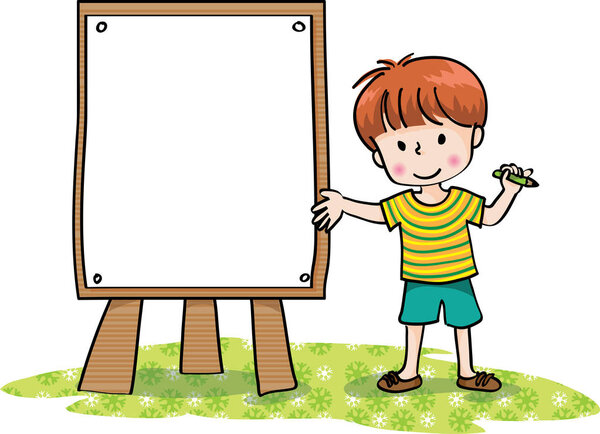 дети с пустыми карточками
