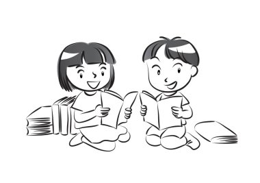 okul çocukları okuma