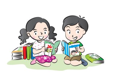 okul çocukları okuma