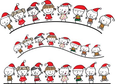 neşeli Noel kartı vektör