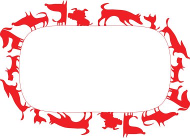 Evcil hayvan çizim tasarım vektör