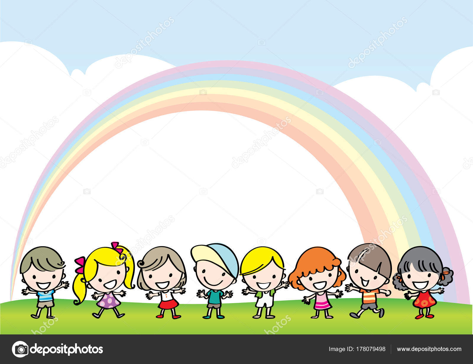 Cartoon Kids Design Background Stock Vector Image by ©wenpei #178079498