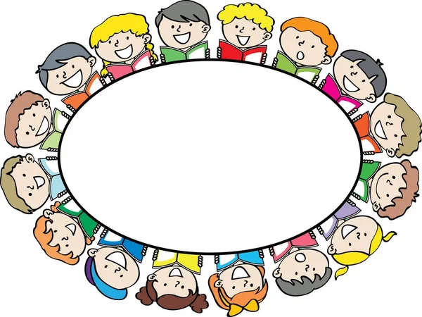 çizgi film çocuklar tasarım arka plan