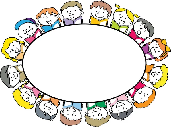 çizgi film çocuklar tasarım arka plan